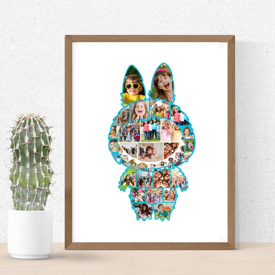Labubu Photo Collage Canva Template product image (2)