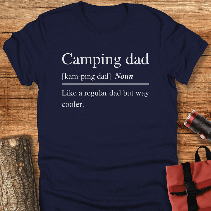 Camping dad definition, Funny t-shirt for dad product image (3)