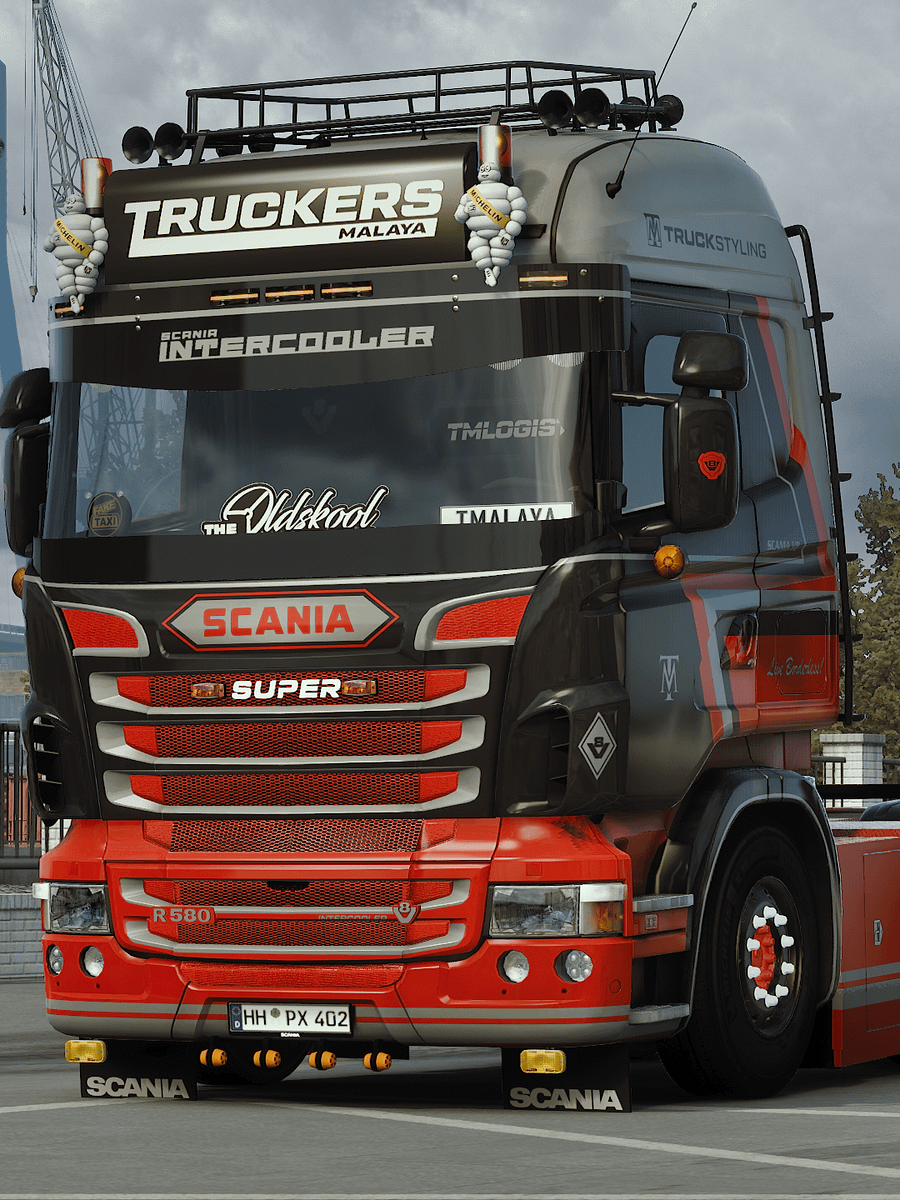 Early Access! ETS2 TM Scania RJL Pack - R4 R5 & R6 Streamline Changeable Multicolor Skin Pack product image (1)
