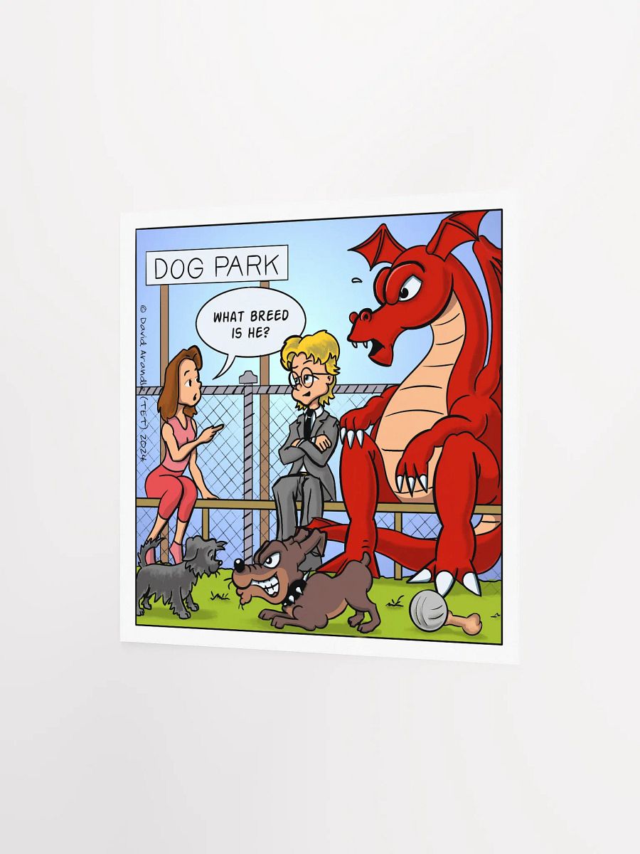 Dog Park: What Breed is He? - Resident Dragon Poster product image (5)
