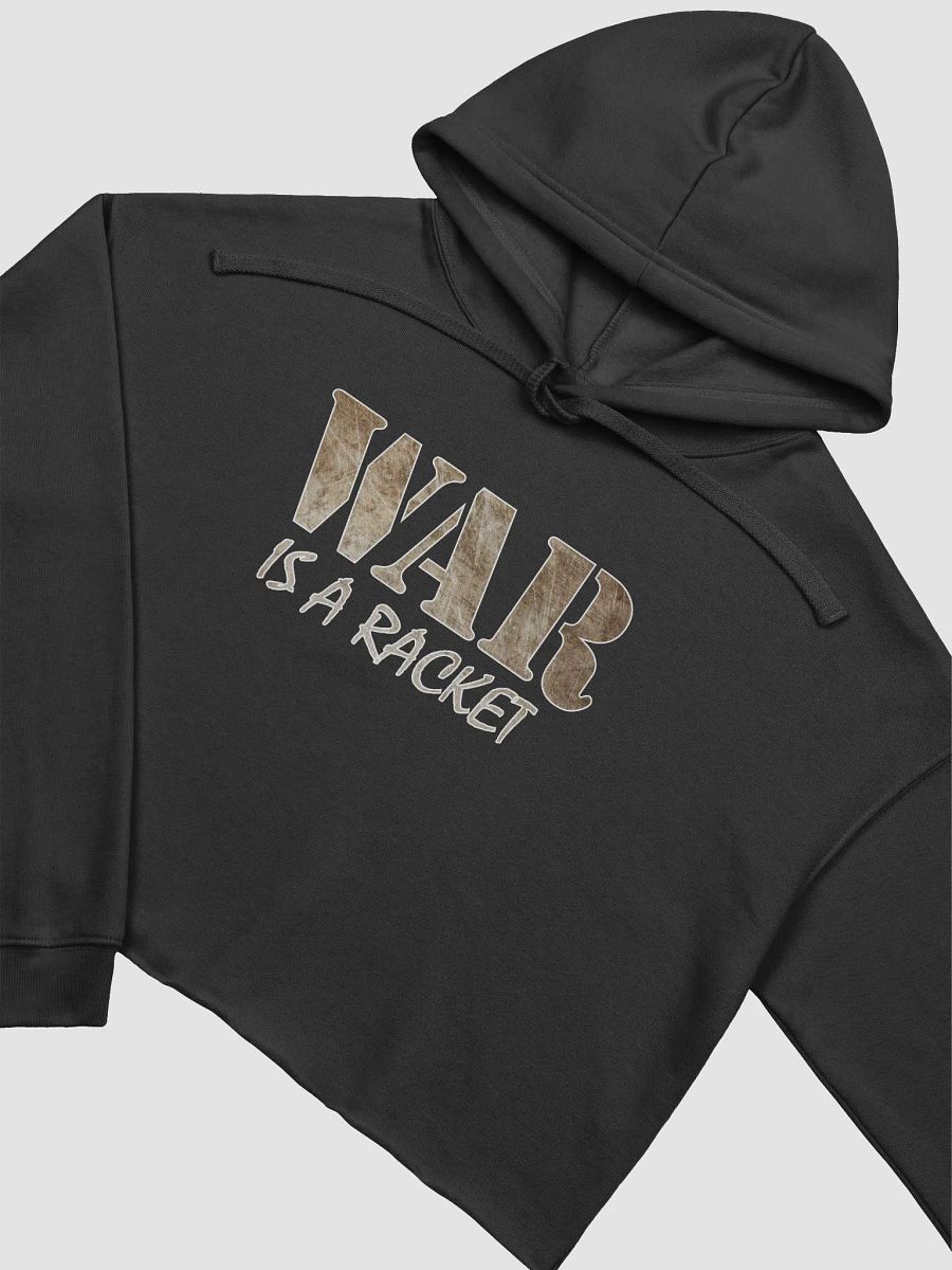 War Is A Racket - Metal - Bella+Canvas Fleece Crop Hoodie product image (3)
