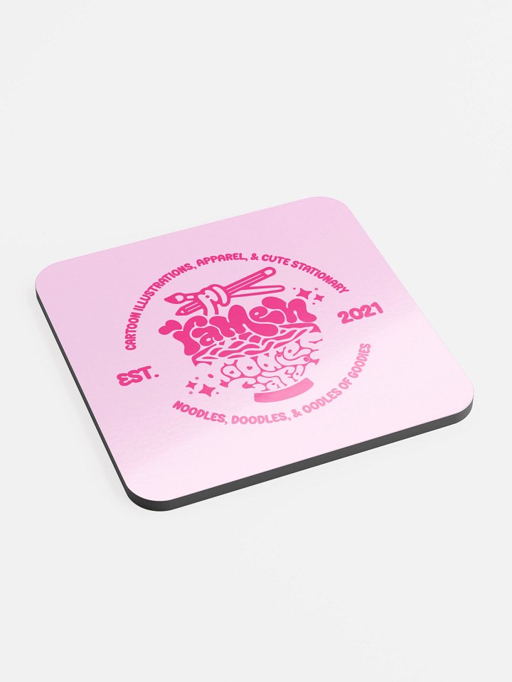 RamenDoodlesCafe Logo Coaster product image (2)