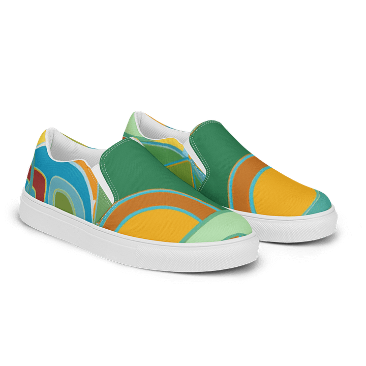 Chromatic Harmony Slip-On Canvas Shoes product image (2)