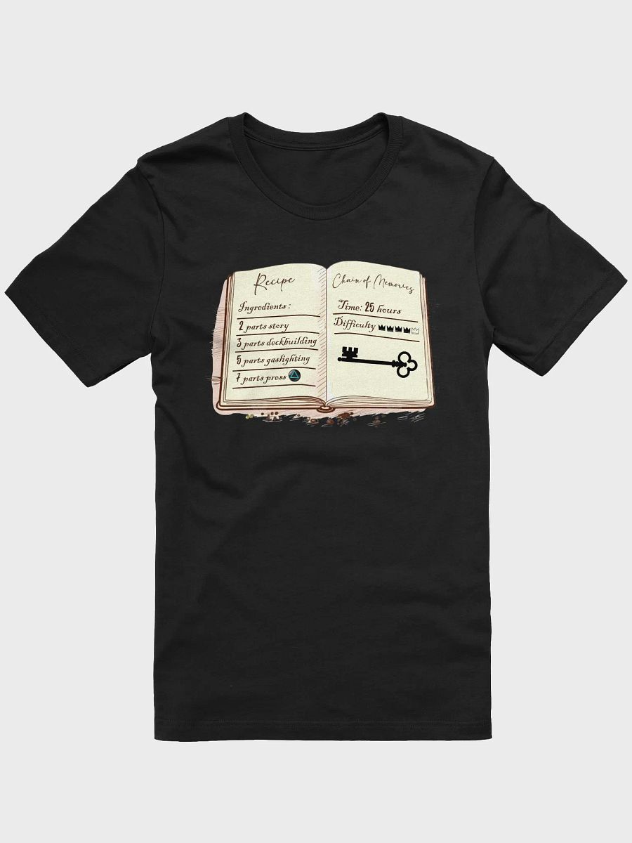 The Chain of Memories Recipe T-Shirt product image (1)