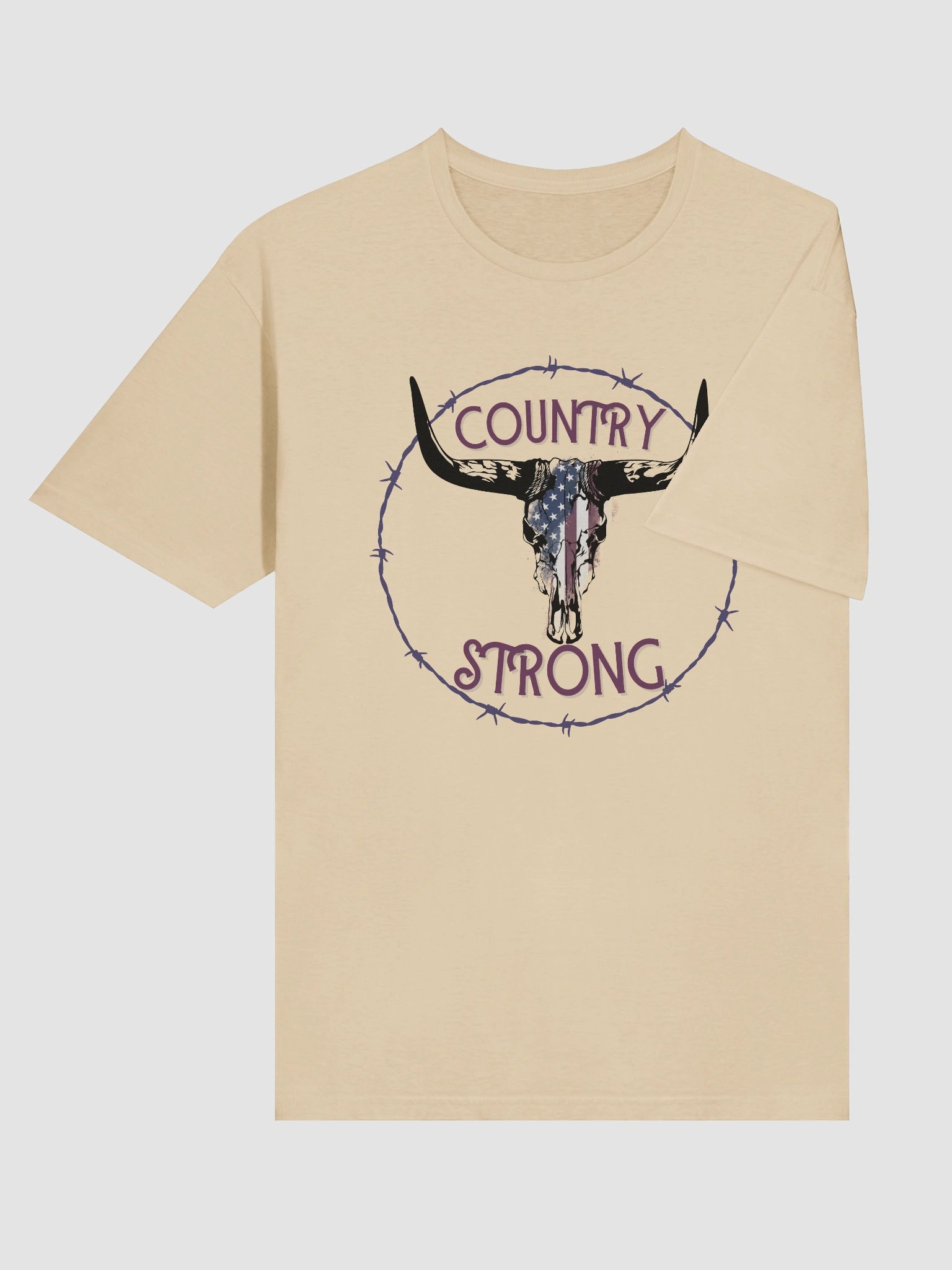 Country Strong Patriot Skull T-Shirt product image (90)