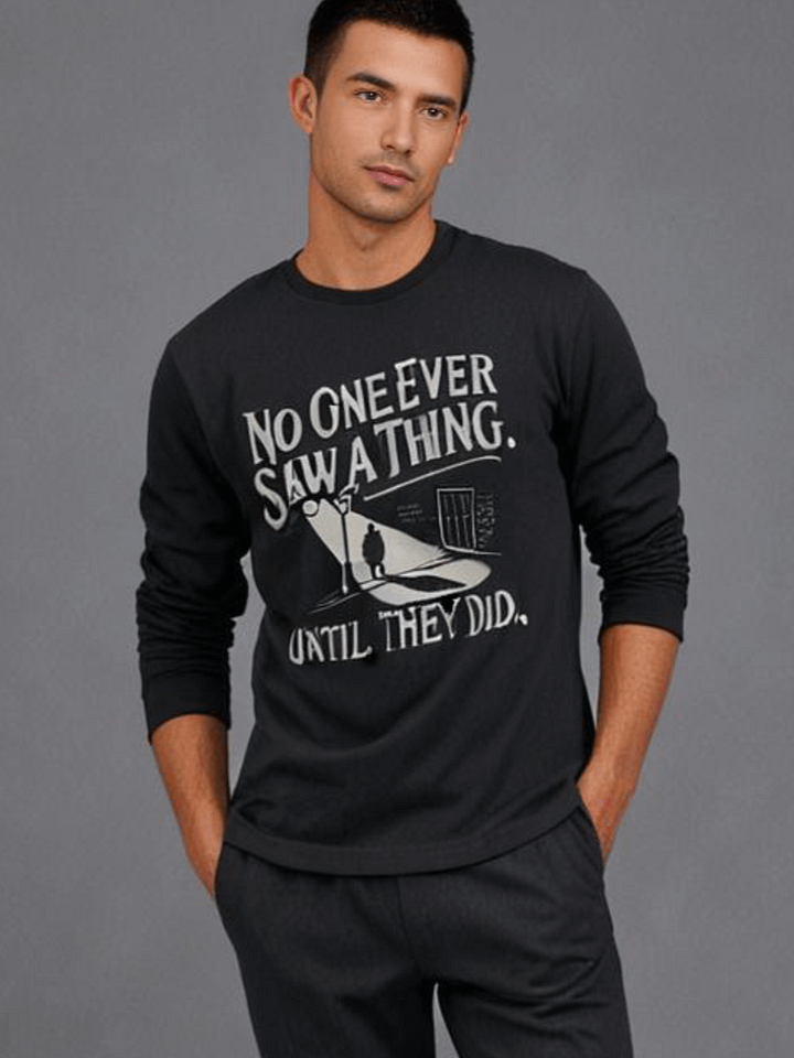 "No One Ever Saw A Thing" Long-Sleeve T-Shirt product image (2)