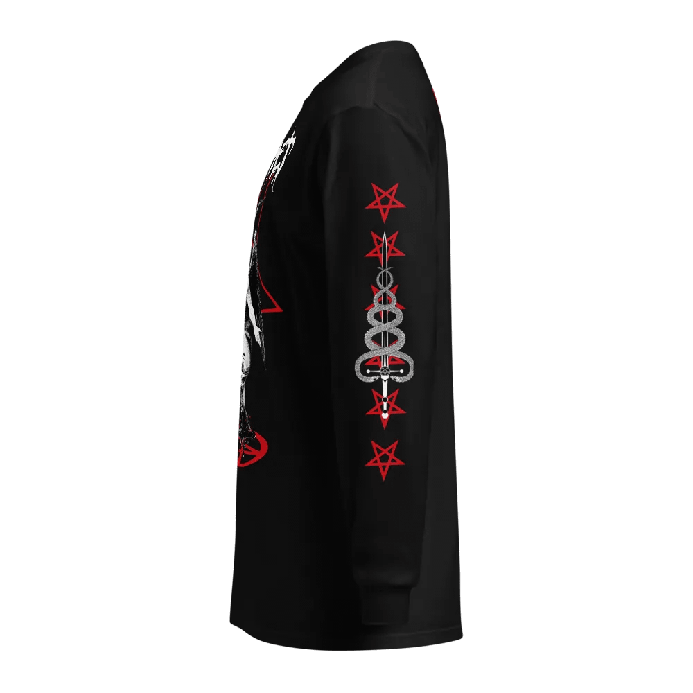 Baphomet Infernal Devotion Longsleeve Tshirt product image (3)
