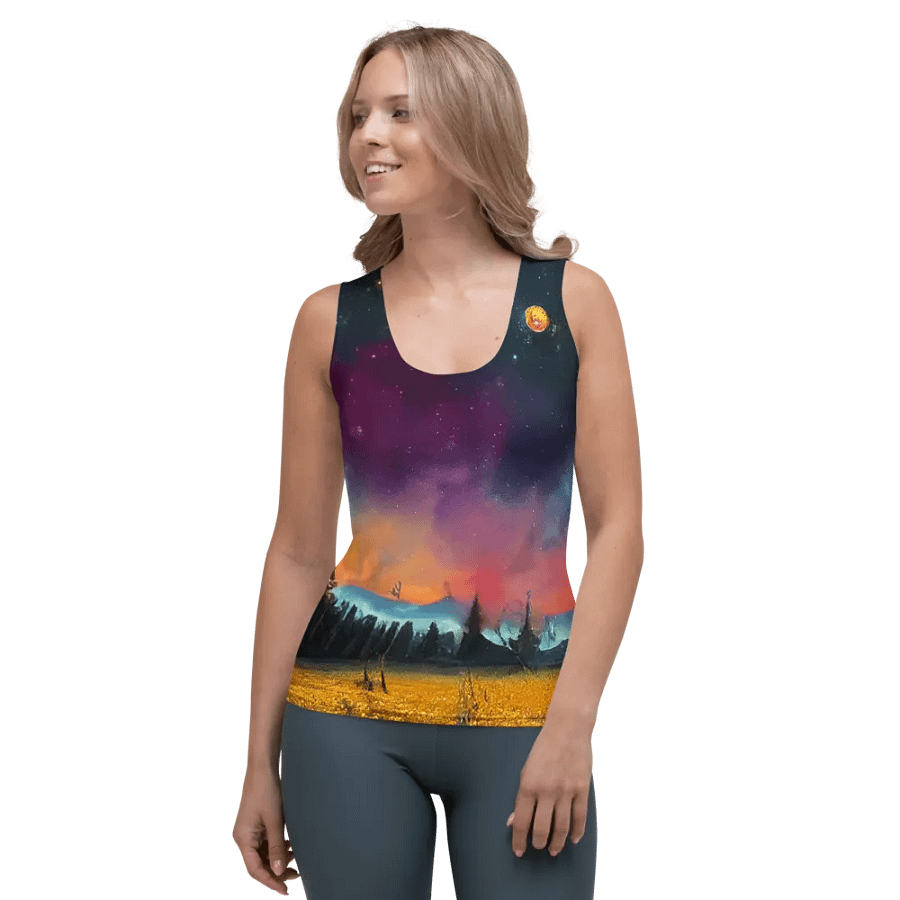 Cosmic Dreams All-Over Print Women's Tank Top product image (1)