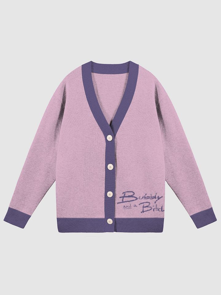 Bubbly and a B*tch (lilac and violet sm. design) knitwear cardigan product image (3)