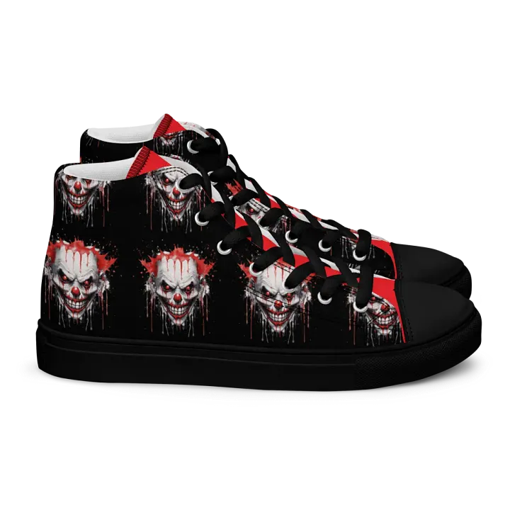 Clown Sinister Grin Men's High Tops product image (2)