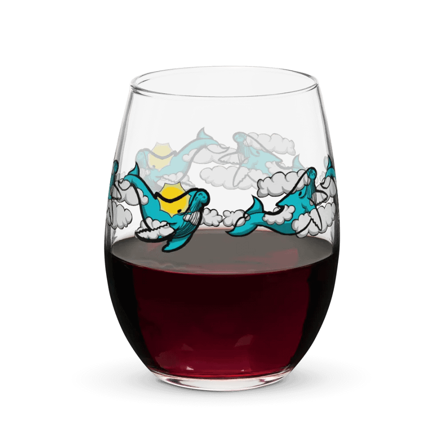 sky humpback whale stemless wine glass product image (6)