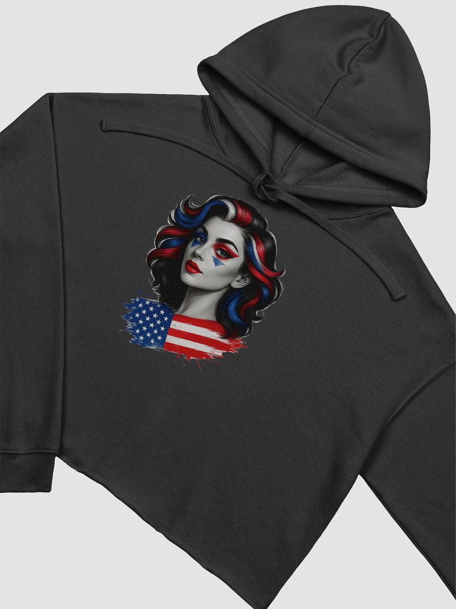 USA Patriotic Pride Crop Hoodie product image (11)
