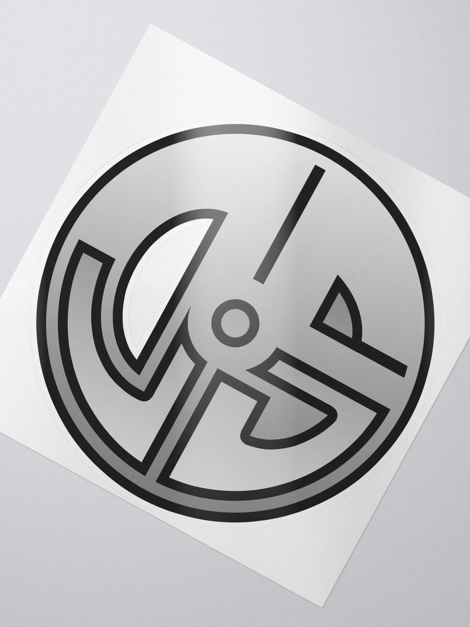 DeltaSapphire Silver Sticker product image (2)