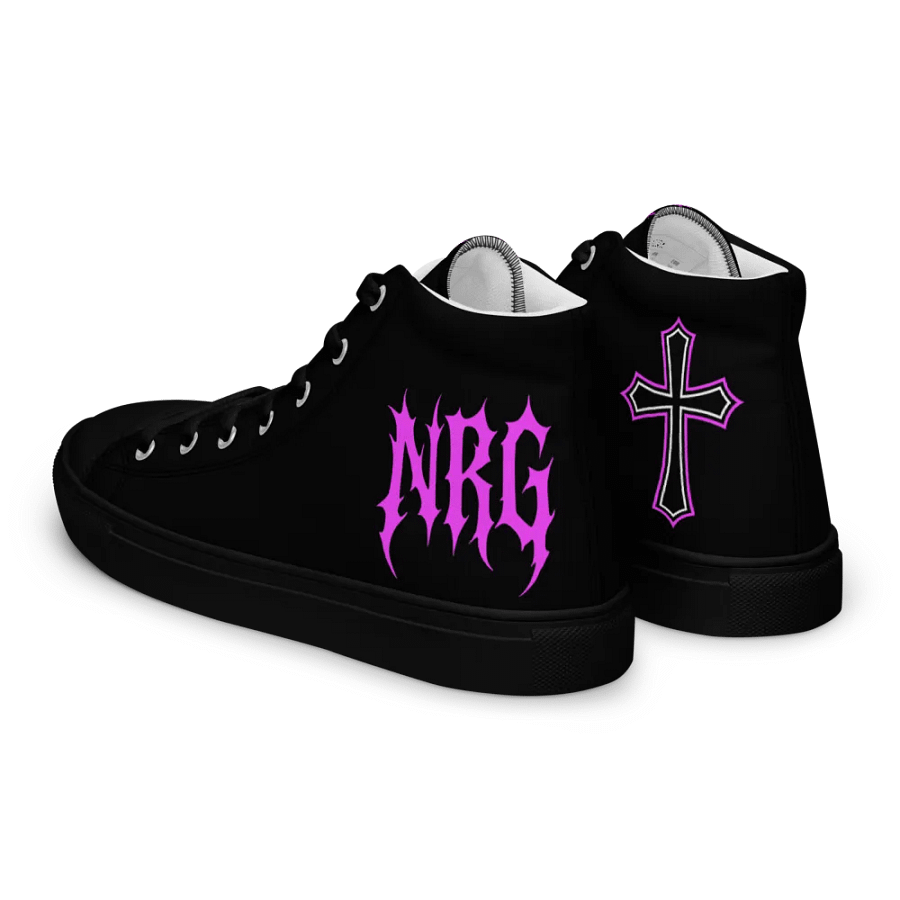 Women's NRG Grunge Cross High Top Canvas Shoes product image (5)