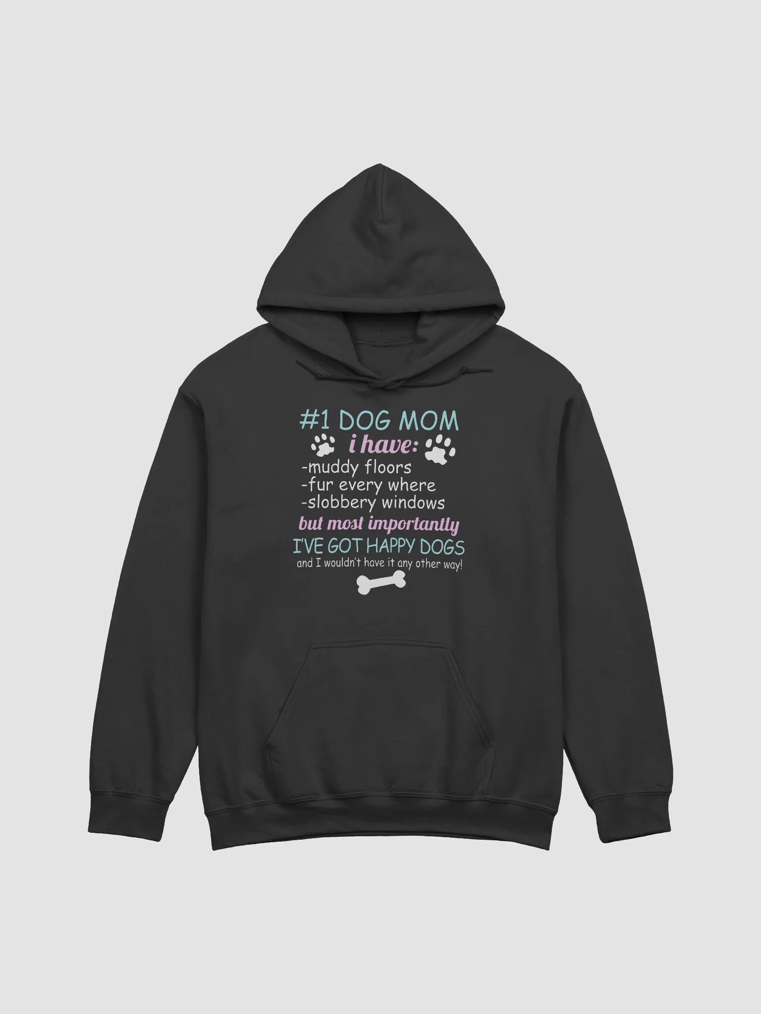 #1 dog mom - hoodie product image (4)
