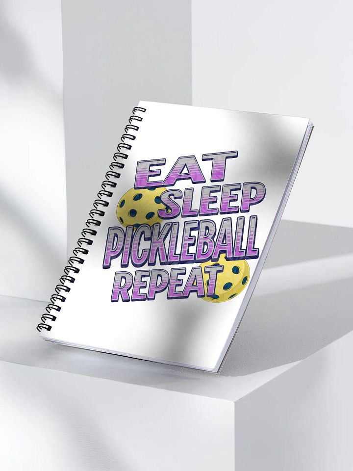 Eat Sleep Pickleball Repeat Angle Passion Notebook product image (2)