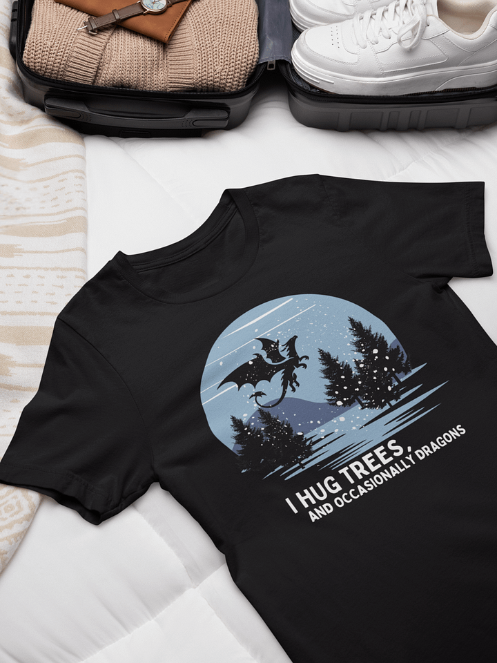 Hug Trees, Befriend Dragons Nature T-Shirt product image (2)