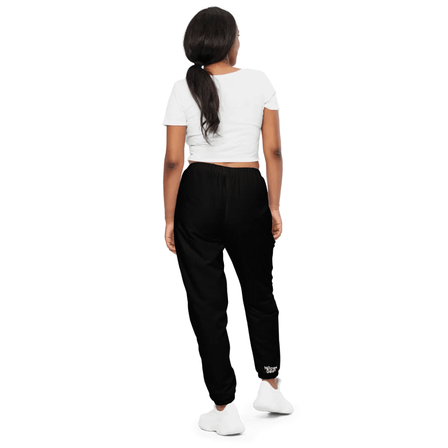 Unisex Track Pants - Black - Cancer Awareness Orange Ribbon product image (4)