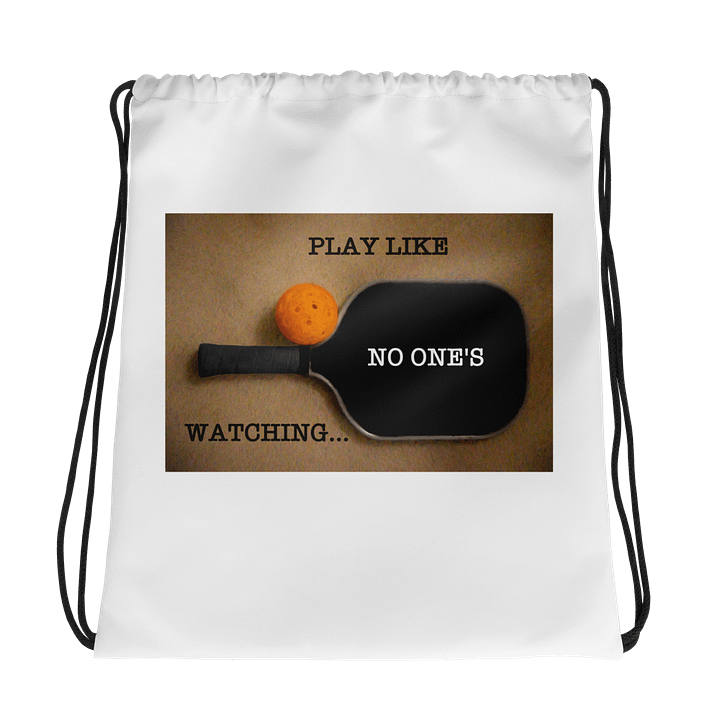 Vibrant Pickleball Play All-Over Drawstring Bag product image (1)