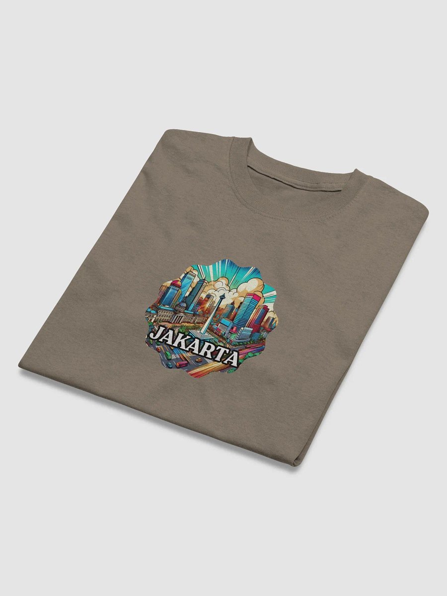 Gildan Heavyweight T-Shirt | AI design Jakarta city Indonesia product image (4)