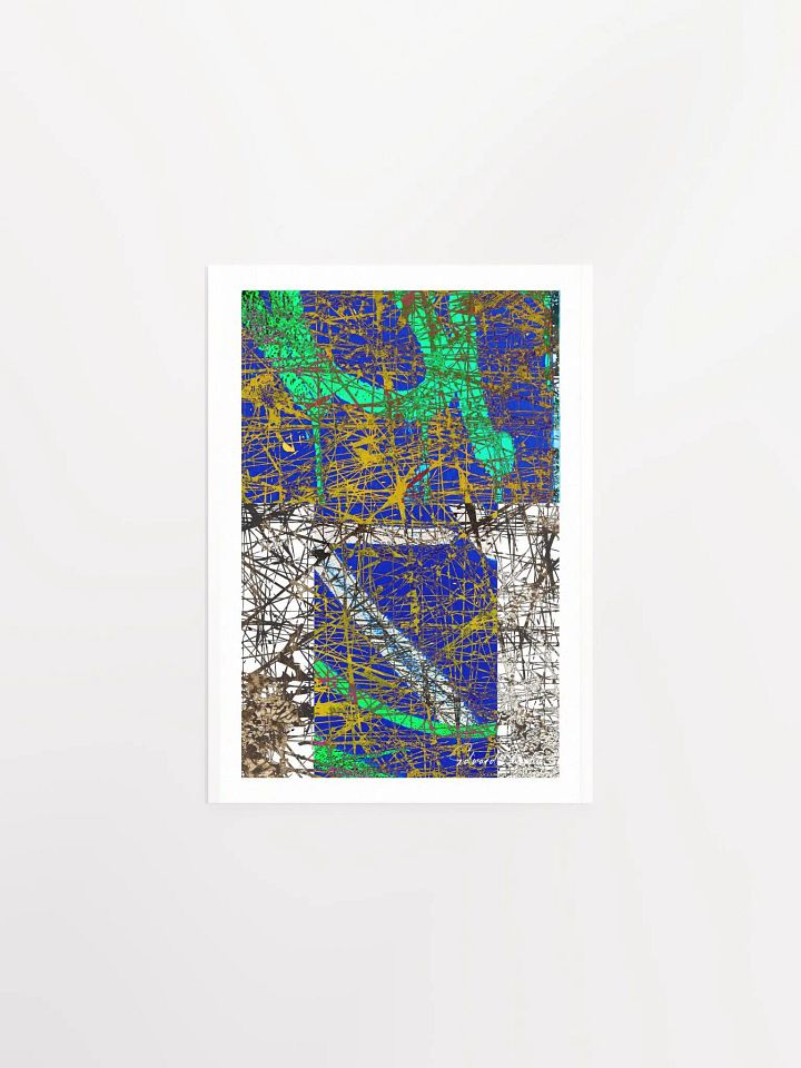 'Tracks' by Edward Martin-Mixed Media Collage Print product image (2)