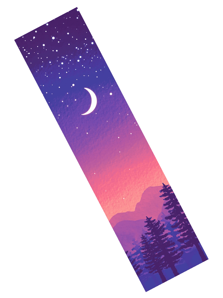 Lavender Sunset - 15" sticker product image (1)