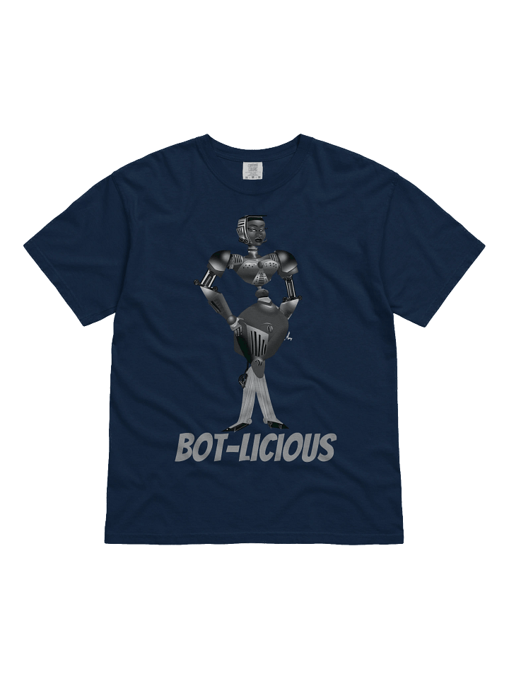 Bot-Licious – Retro Robot Diva T-Shirt by Pulpadelic product image (1)