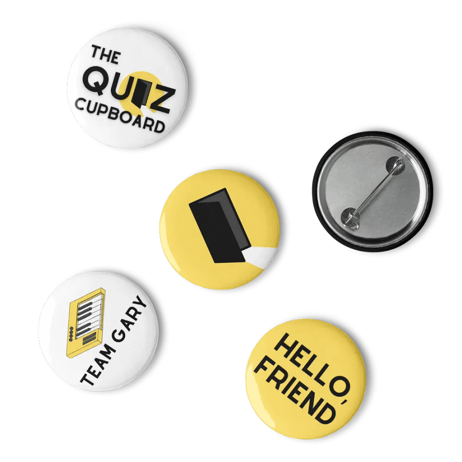Pin Buttons (Set of 5) product image (4)