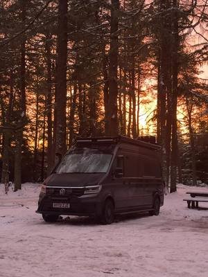 When the sunset is this beautiful ❤️ #vanlife #4x4crafter 
