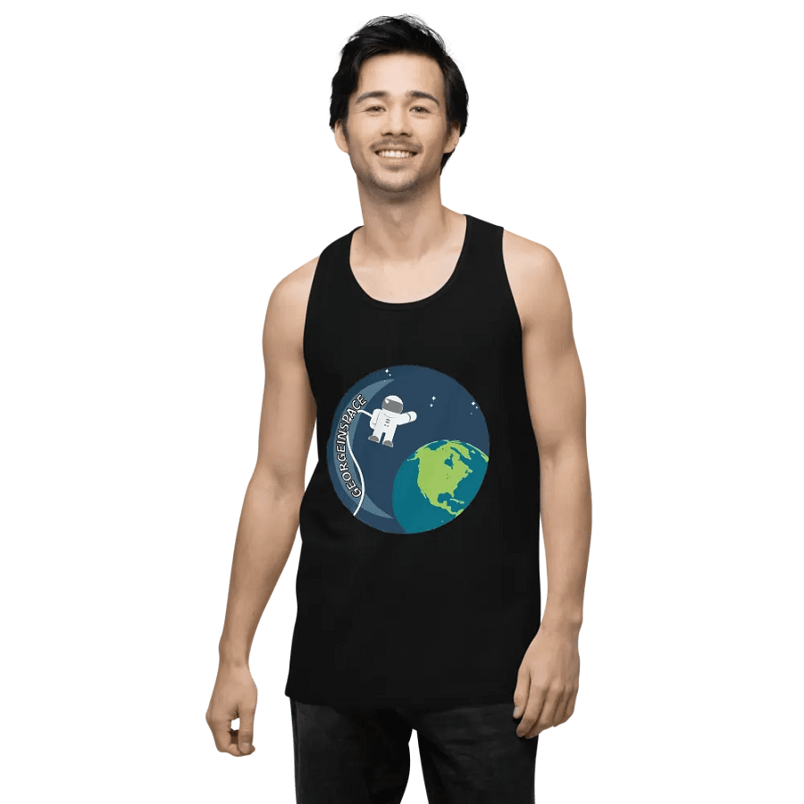 GeorgeInSpace Cotton Heritage Men's Premium Tank Top product image (2)