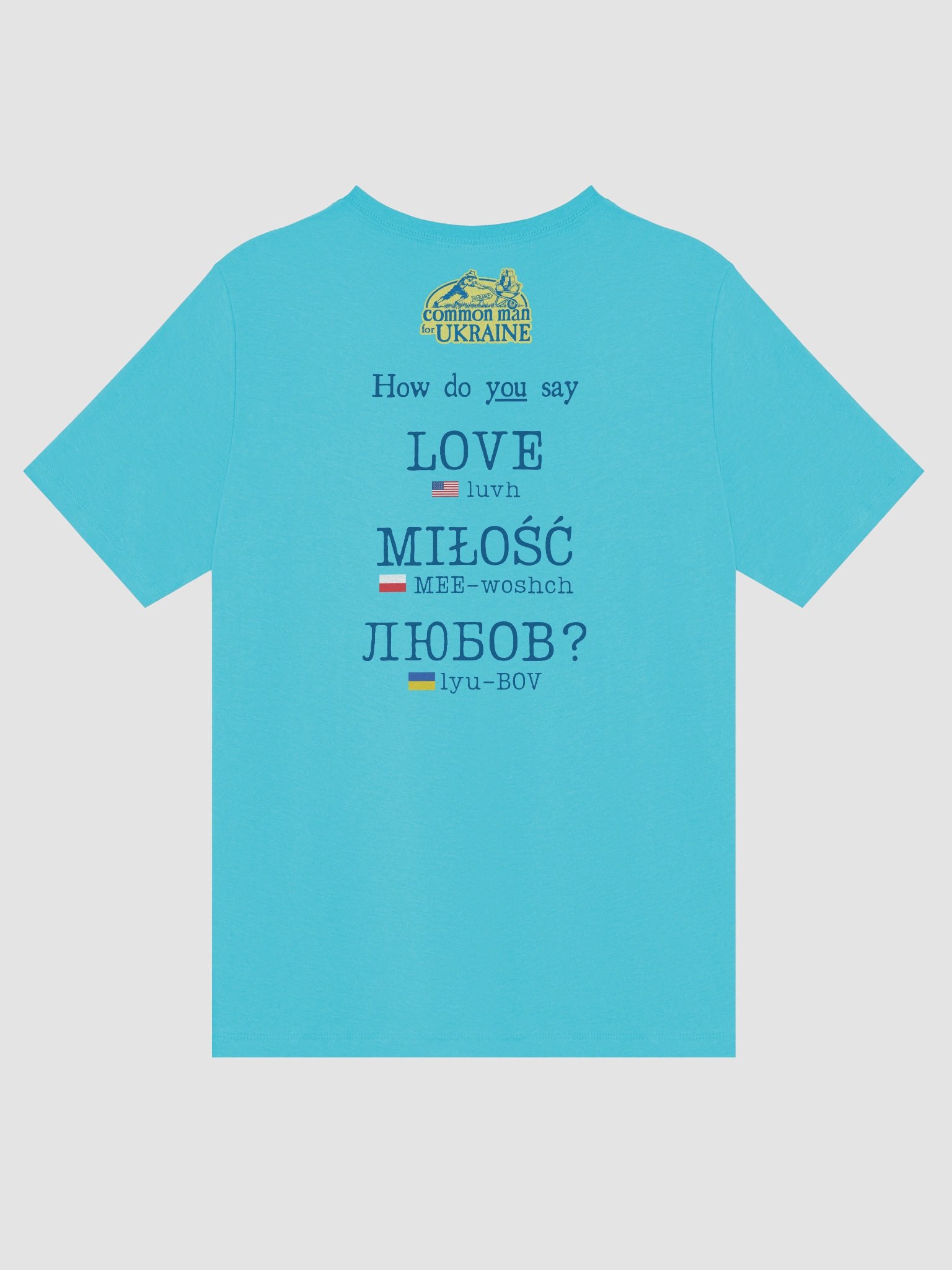 Volunteer Women's V-neck with front logo, "How do you say LOVE?" product image (4)