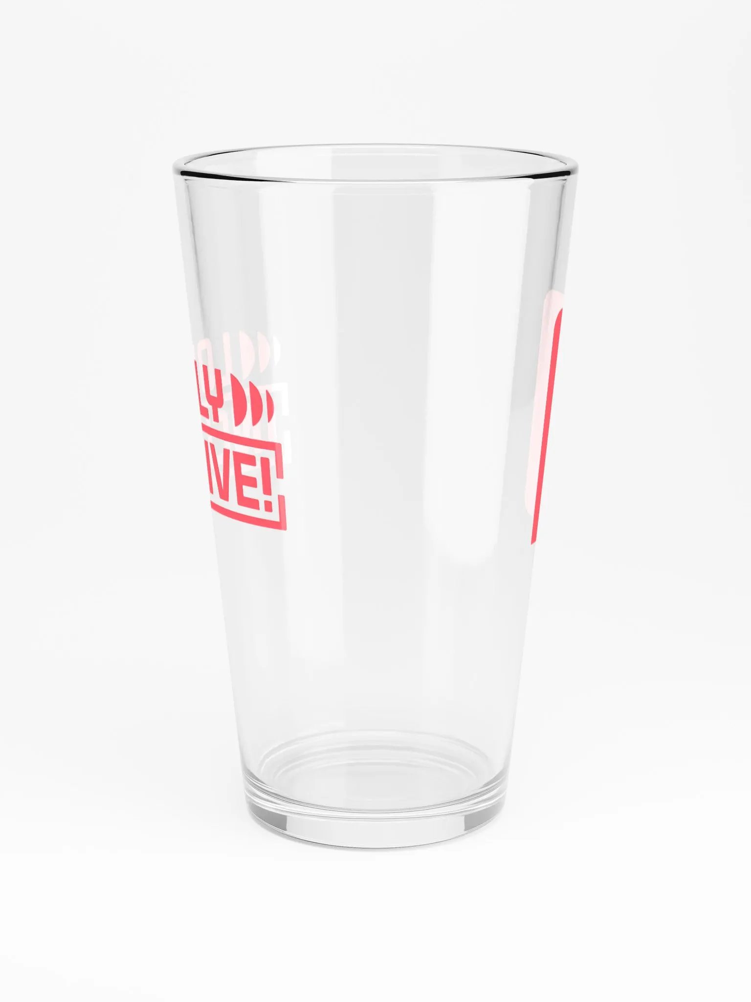 Vibrant Pink Logo Pint Glass product image (3)