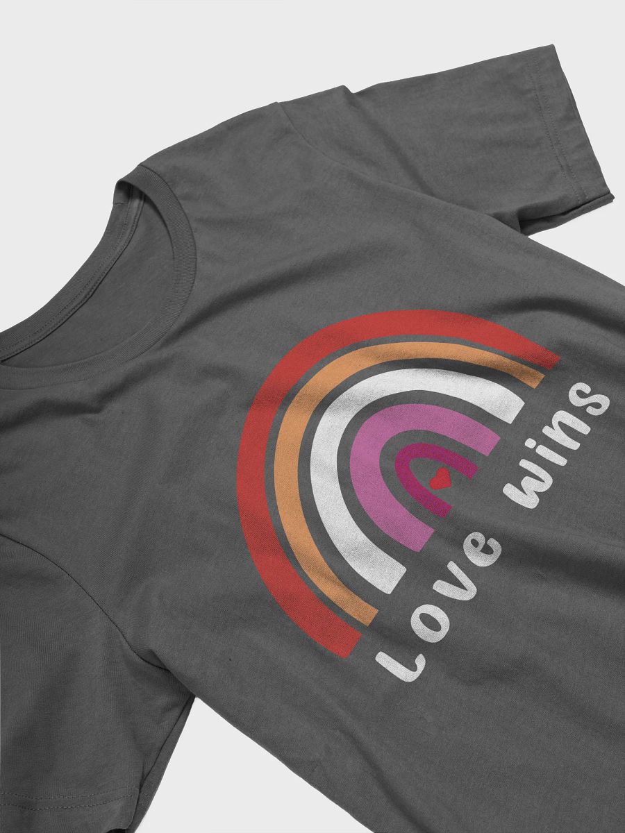 Love Wins LGBTQ Lesbian Pride Rainbow T-Shirt product image (14)