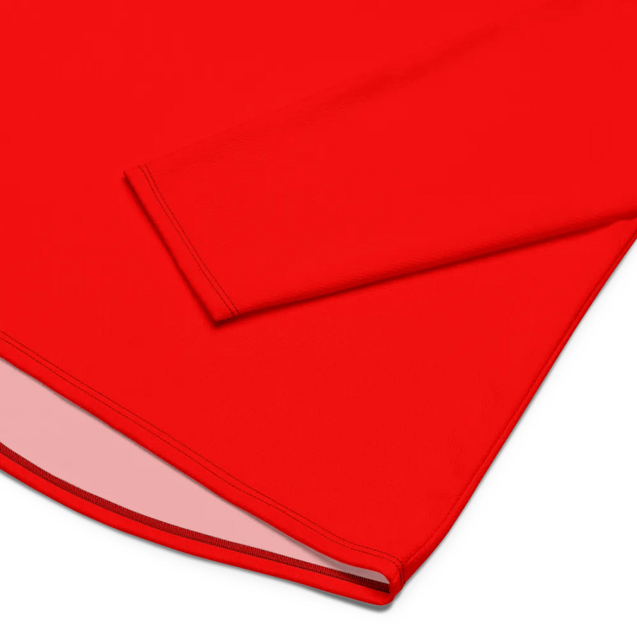 Plain Color Red Hockey Fan Jersey product image (4)