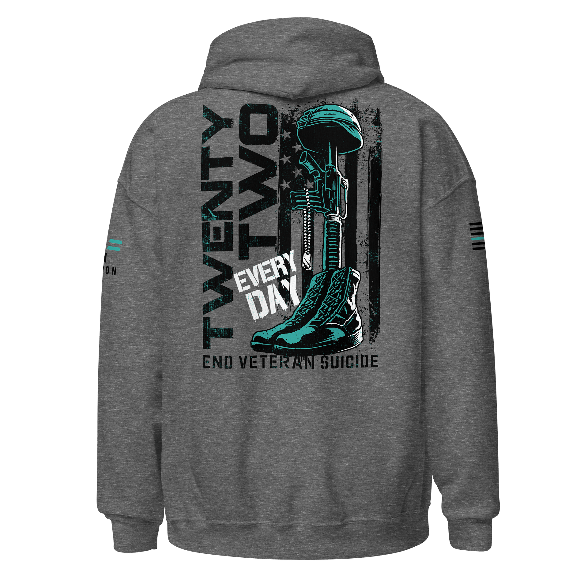 22 Everyday: End Veteran Suicide Hoodie product image (1)
