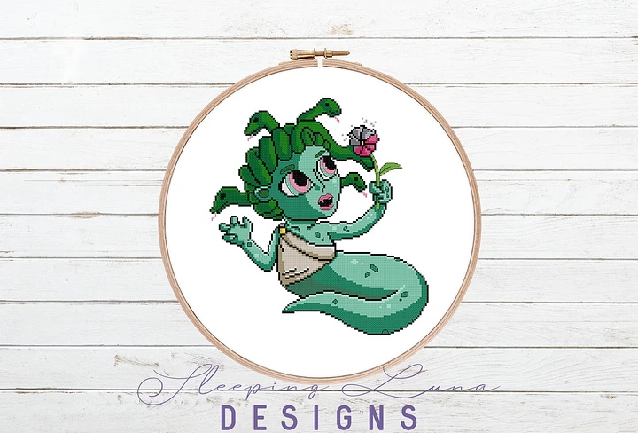 Baby Medusa - Cross Stitch Pattern product image (1)