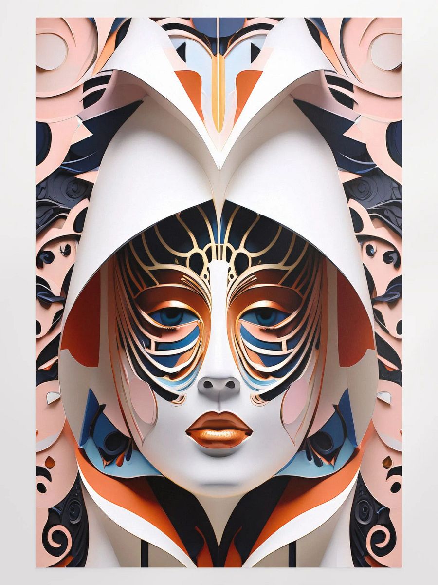 Kabuki Mask 2299 Poster - Large 24x36 Inches product image (1)