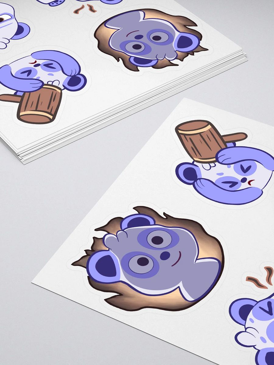 Stickerset: Fine, Bonk, Broken, Hmm product image (4)
