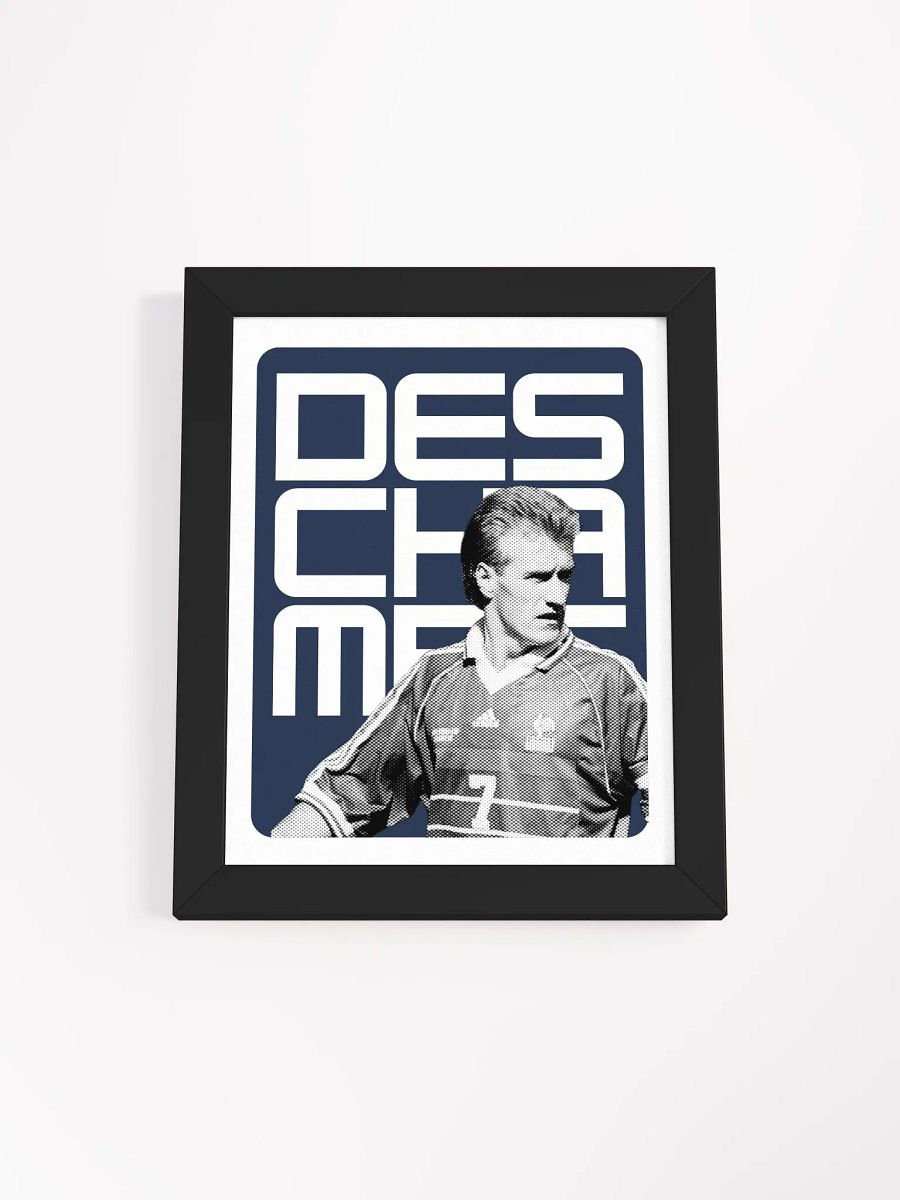 Didier Deschamps BW France Name Art Framed Print product image (4)
