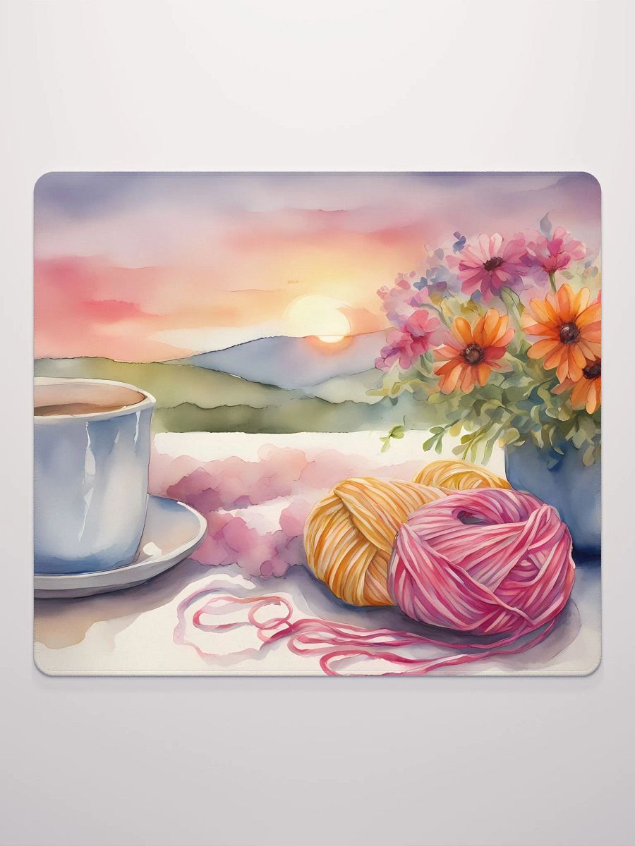 A Cup of Tasty at Sunrise, Gaming Mouse Pad, 2 Sizes product image (2)