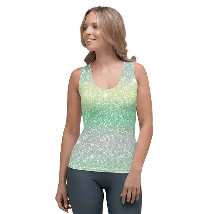 Glitter Unicorn Texture Design Tank Top (11) product image (1)