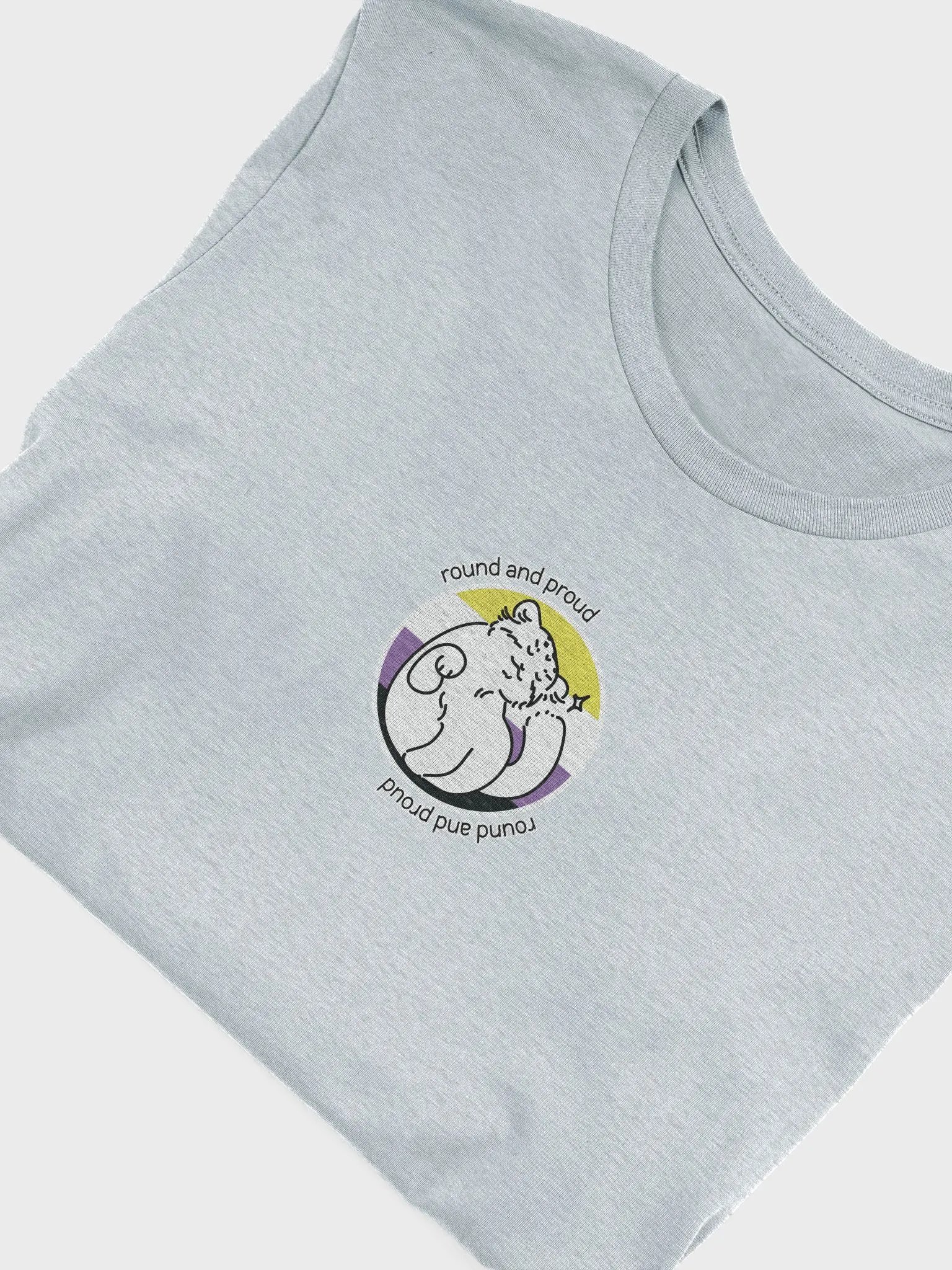 Round and Proud Manul Nonbinary Version - Bella+Canvas Unisex T-Shirt product image (53)