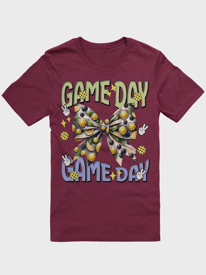 Game Day Bow Pickleball T-Shirt product image (1)