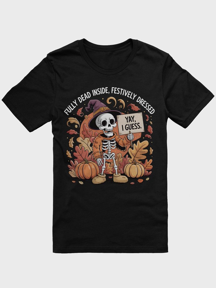 Wizardly Skeleton Yay T-Shirt product image (1)