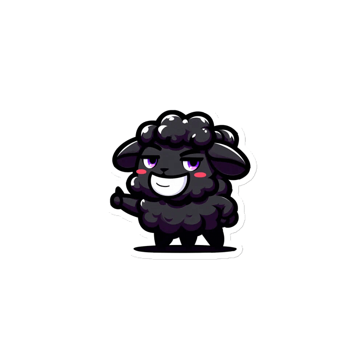 S3 Black Sheep Team Magnet product image (1)