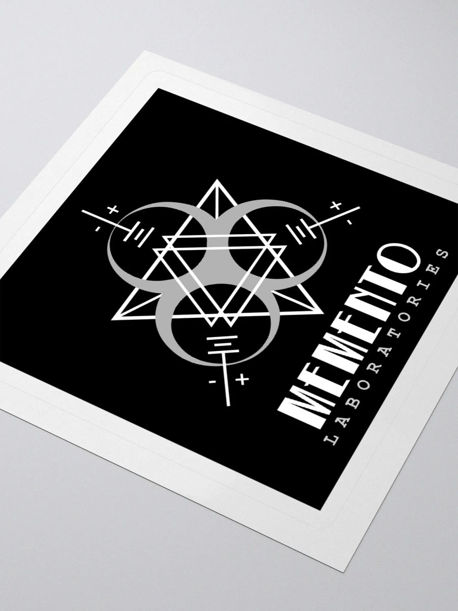 Memento Laboratories Logo [Black] Sticker product image (9)