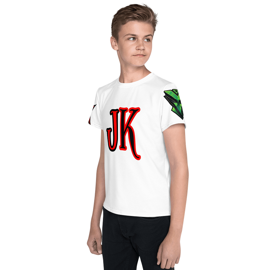 Joshua and Vincent All-Over Print Youth Crew Neck T-Shirt product image (3)