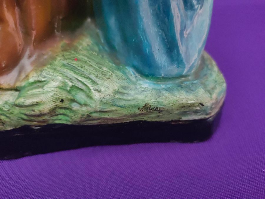 Magnífica Sagrada Família, assinada, vintage, decoração, Natal, presente extraordinário colecionadores, amantes presépios, peças antigas product image (11)