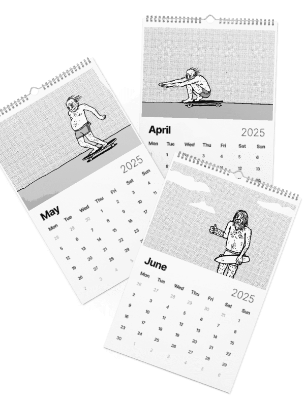 DEWD, IT'S 2025! Wall Calendar product image (35)