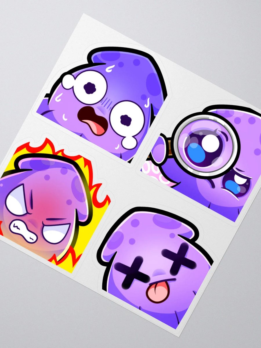 Squid Emote Sticker Set [2] product image (4)
